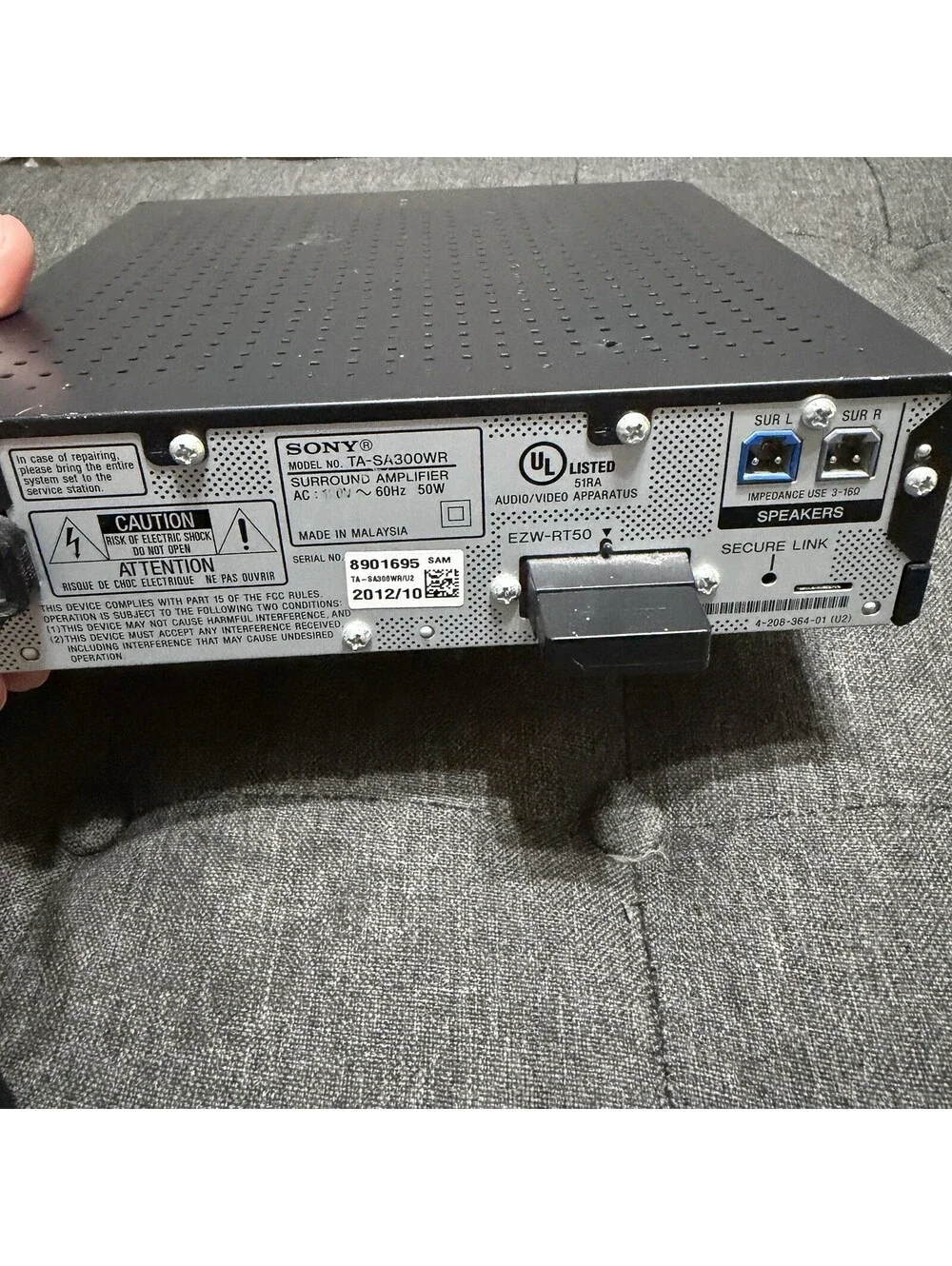Sony TA-SA300WR Wireless Surround Sound Amplifier Home